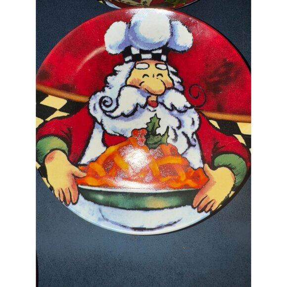 Christmas Santa Plates Set 8 - Picture 4 of 12